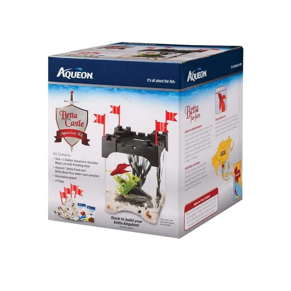 Aqueon® 6.13 X 6.13 X 7 Inch Stackable Betta Castle Aquarium Kit