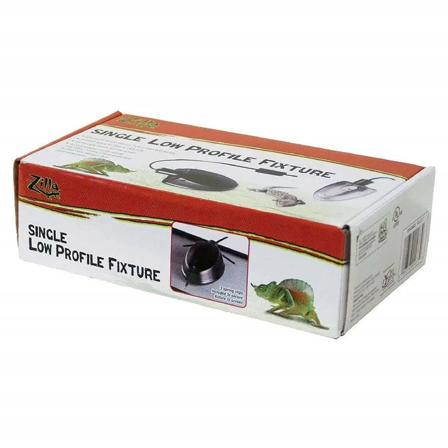 Zilla Low-Profile Reptile Terrarium Lighting and Heating Fixtures for Optimal Reptile Habitats