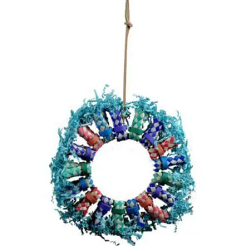 AE Cage Company Happy Beaks Fire-themed Bird Ring Toy for Medium-sized Birds