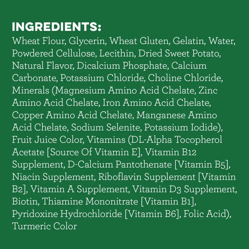GREENIES Petite Natural Dog Dental Treats with Sweet Potato Flavor