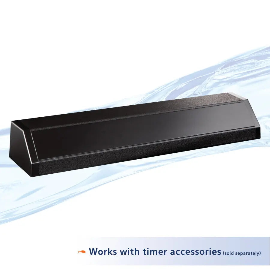 Aqueon Black T-8 Fluorescent Strip Lighting Fixture for Aquariums