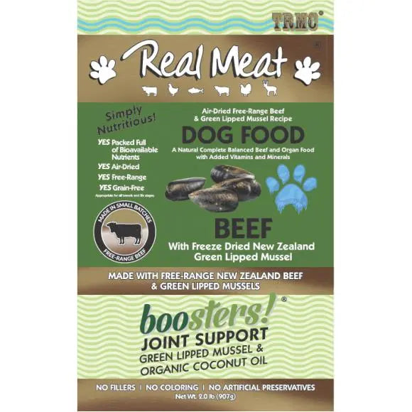 Premium Air - Dried Dog Food: The Real Meat Company's Blend of Free - Range New Zealand Beef and Freeze - Dried Green - Lipped Mussels, 2lb