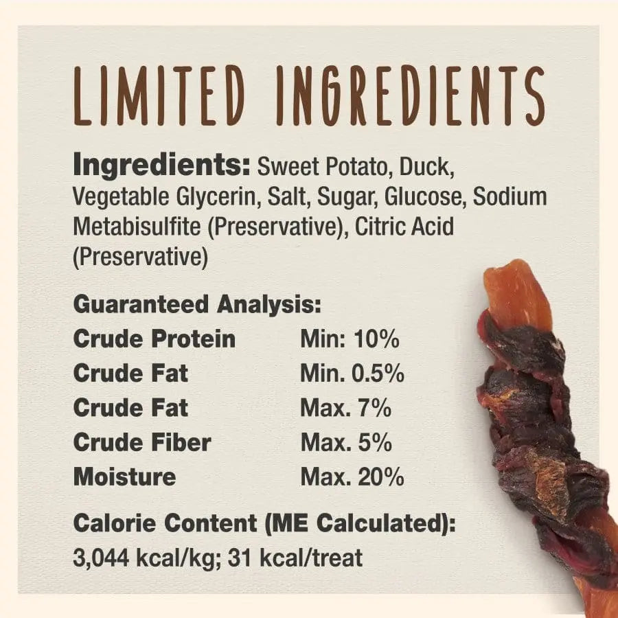 Cadet Gourmet High - Protein Duck & Sweet Potato Wrapped Dog Treats