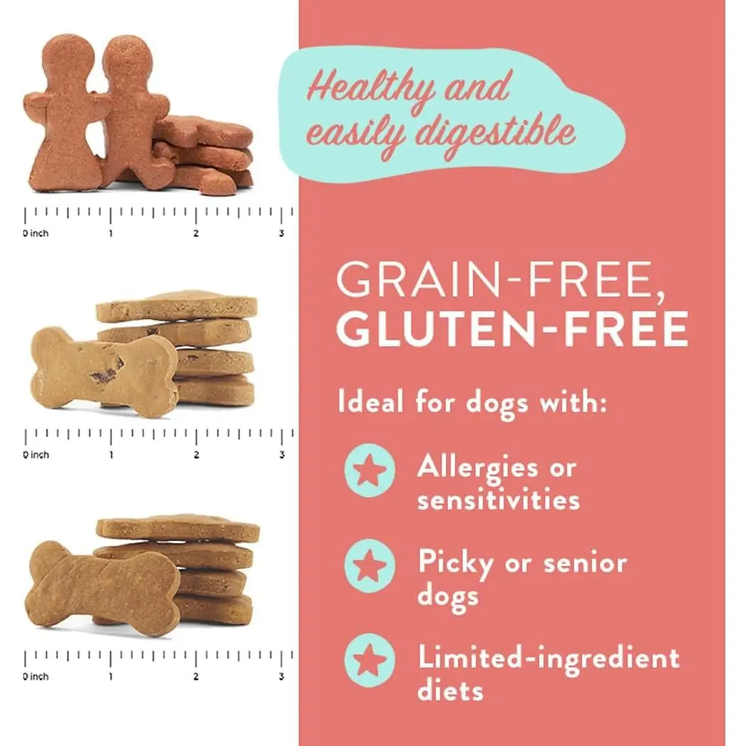 Portland Pet Food Company 5oz Grain-Free and Gluten-Free Bacon-Flavored Dog Treat Biscuits