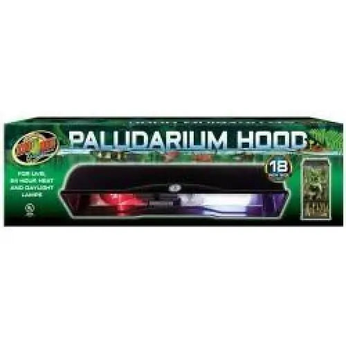 Zoo Med 12-Inch Black Paludarium Hood for Reptile Habitats
