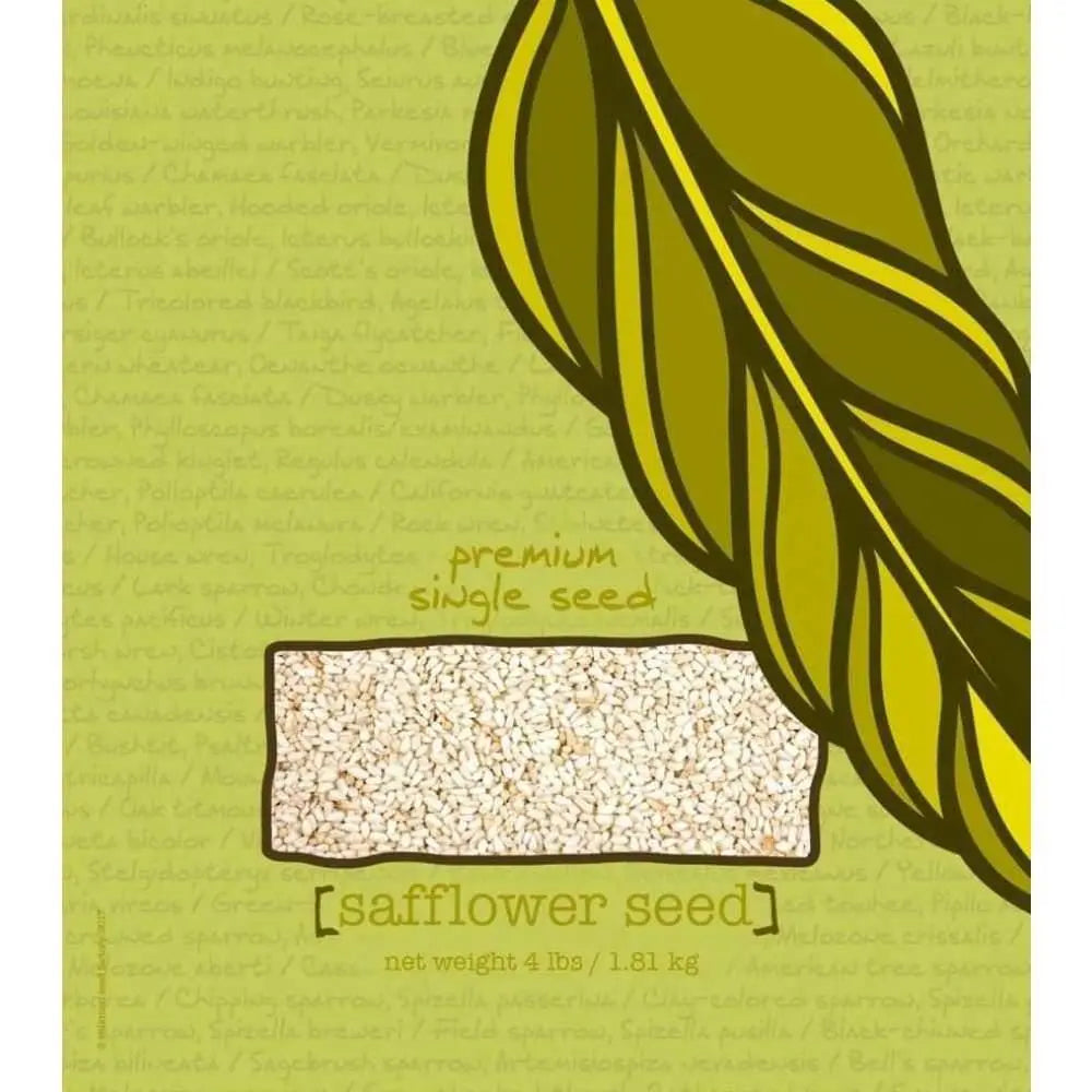 Volkman Premium 4 lb Single Seed Safflower Food for Wild Birds