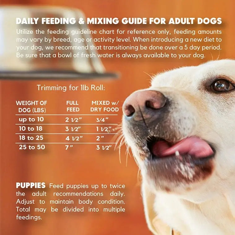 Lucy Pet Brand Premium Dog Food Roll with Beef Flavor for Canine Nutrition