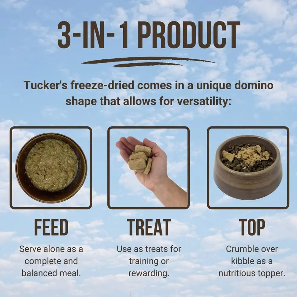 Tucker's® Premium Freeze - Dried Chicken - Pumpkin Formula Dog Food, 14 - Ounce Pack