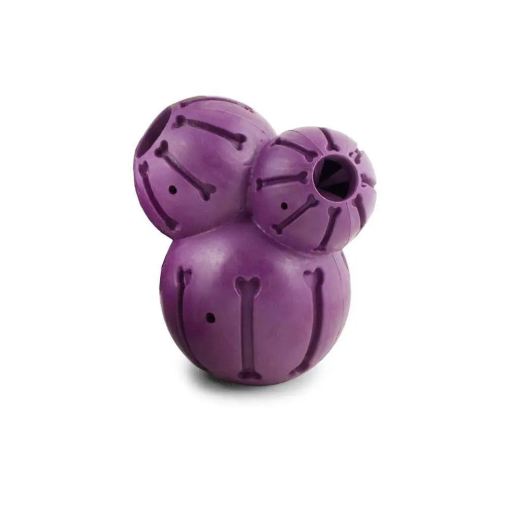 Purple Busy Buddy Barnacle Interactive Dog Toy with Treat Dispensing Feature