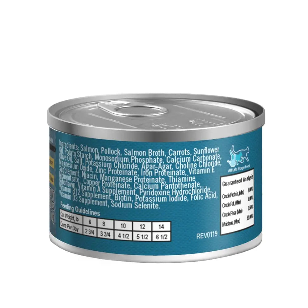 Lotus Premium Grain-Free Canned Cat Food: Just Juicy Stew with Salmon and Pollock