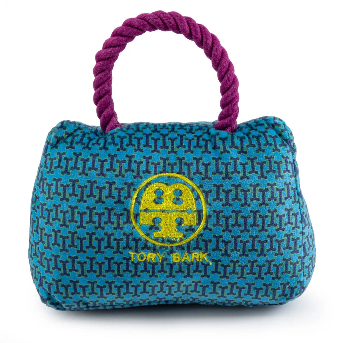 Haute Diggity Dog Luxury Tory Bark Handbag-Style Plush Dog Play Toys