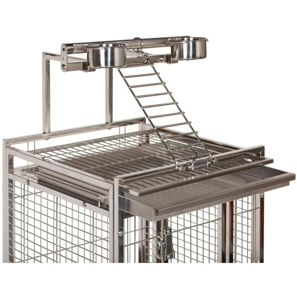 Prevue Pet Products High - Quality Small - Sized Stainless Steel Bird Cage with Play Top