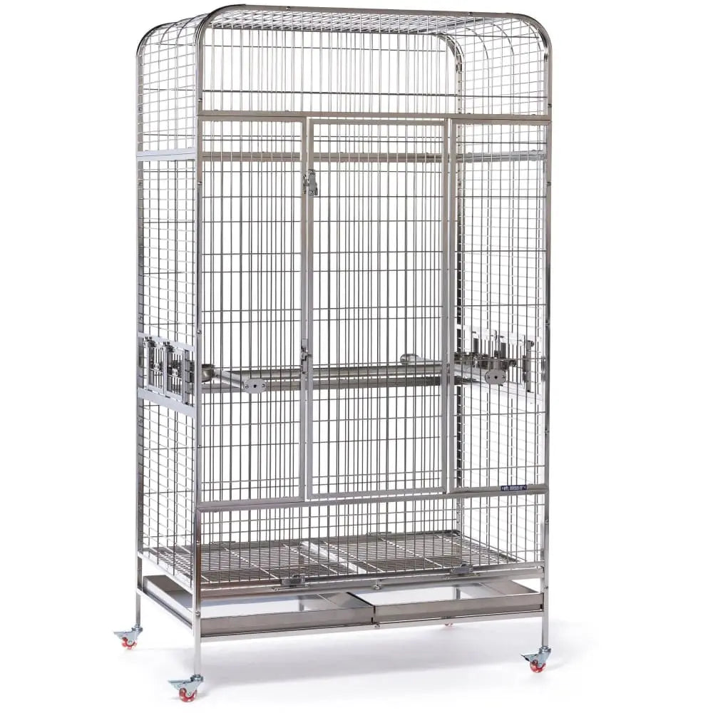 Prevue Pet Products Extra Large Imperial Stainless Steel Bird Cage - Ideal Home for Large Birds