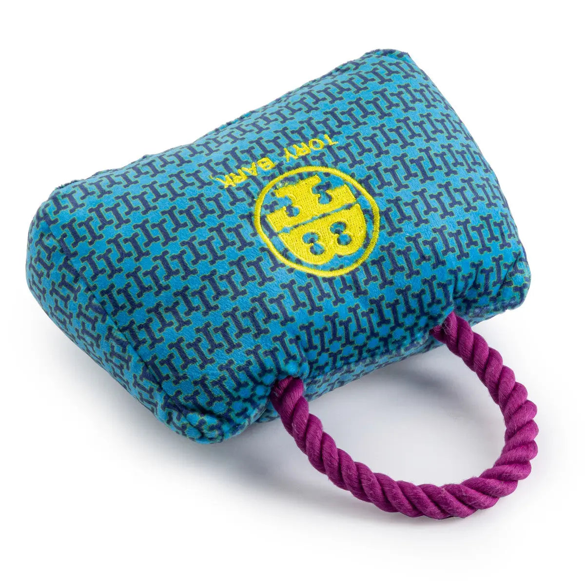 Haute Diggity Dog Luxury Tory Bark Handbag-Style Plush Dog Play Toys