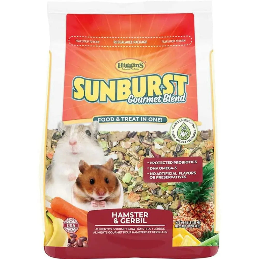 Higgins Gourmet Fortified Food for Hamsters and Gerbils, 2.5 Pounds