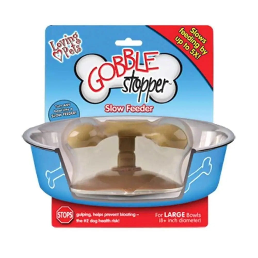 Loving Pets Medium Gobblestopper Slow Feeder, 6 - 8 Inches