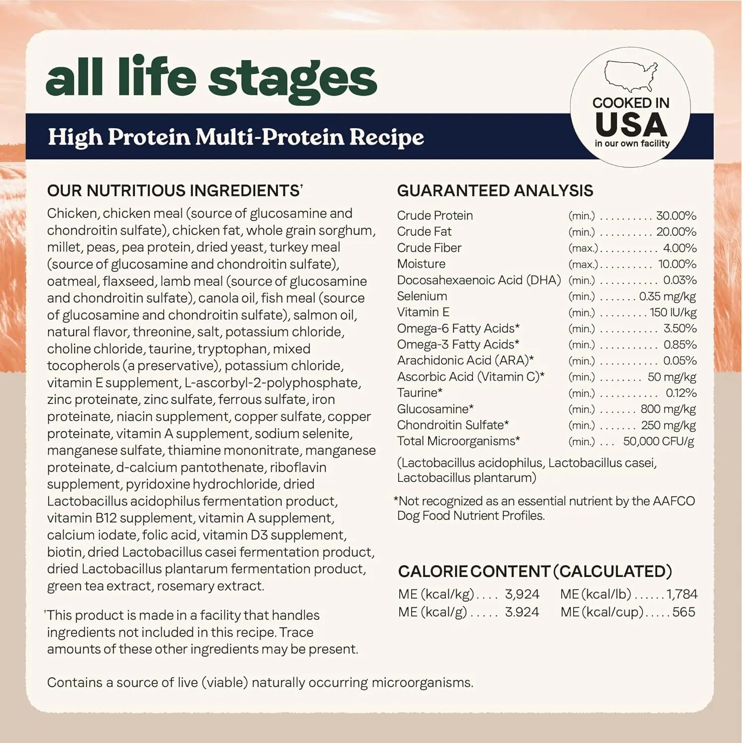 CANIDAE High-Protein Multi-Protein Dry Dog Food for All Life Stages