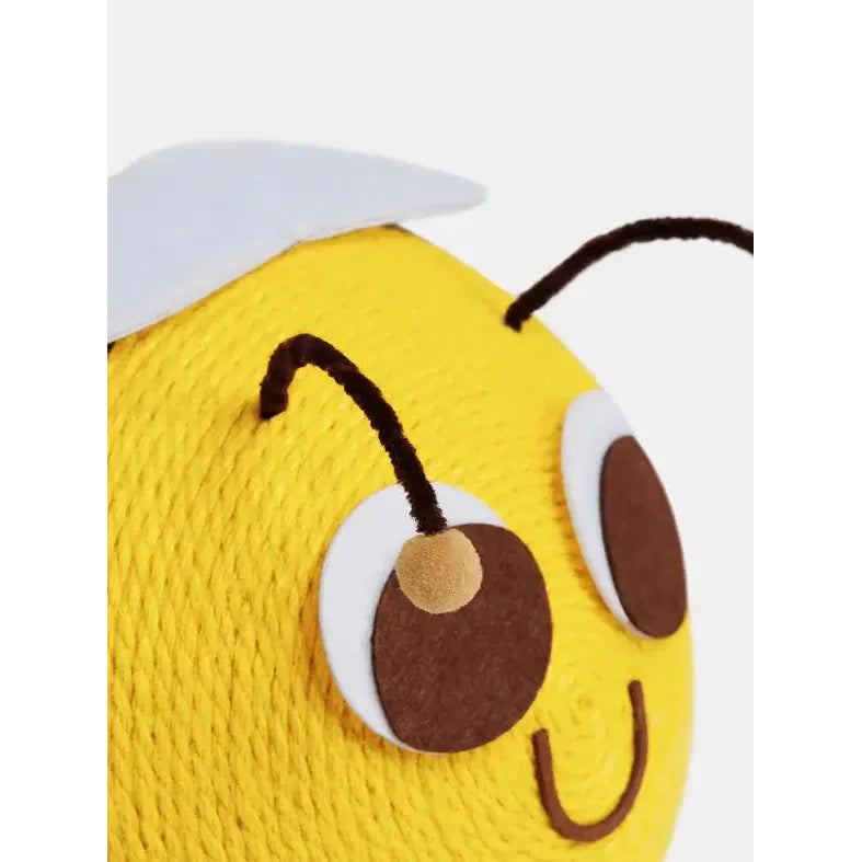 Vetreska Interactive Bee - Shaped Cat Scratching and Playing Ball Toy