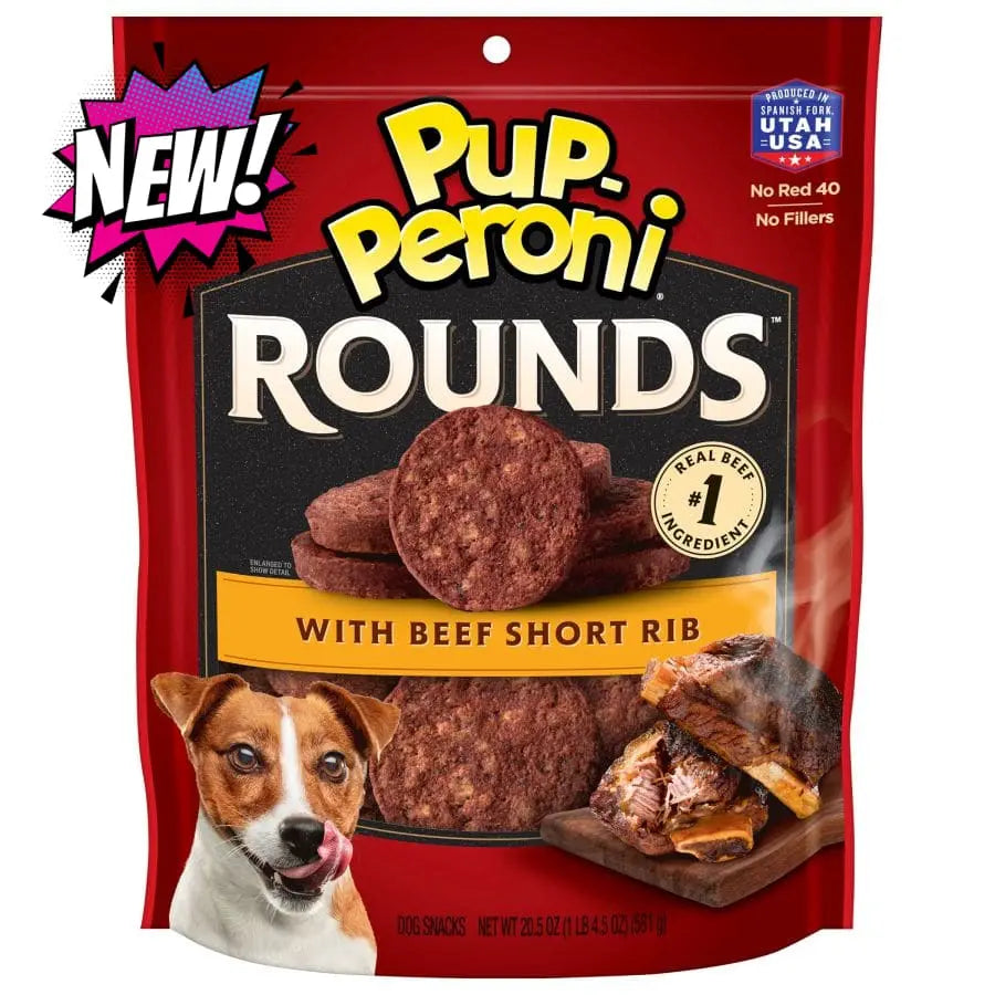 Pup-Peroni Round-shaped Dog Snacks - Delicious Treats for Canines