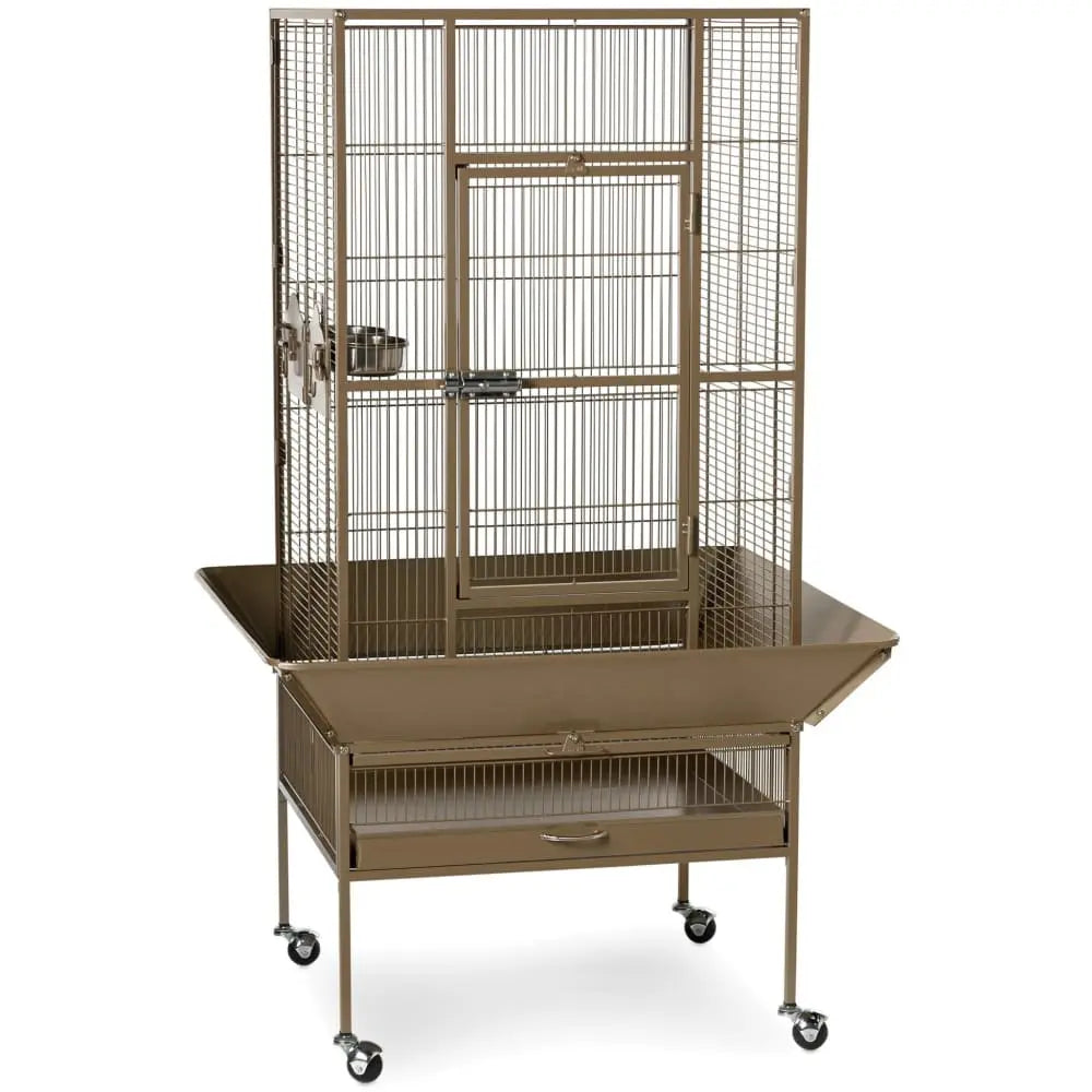 Prevue Pet Products Black Hammertone Park Plaza Cage for Small to Medium Birds 3352