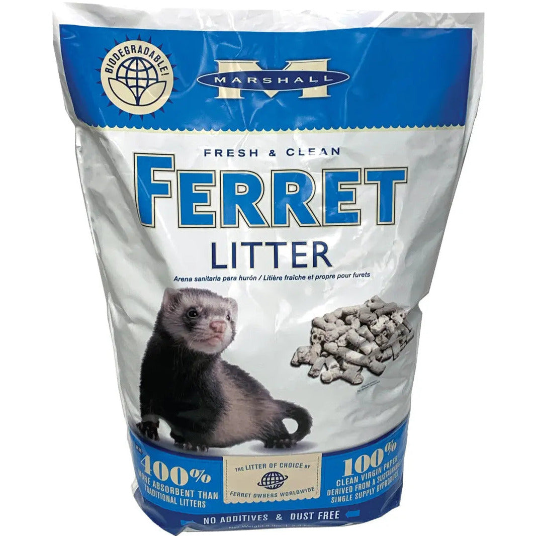 Marshall Premium Clean & Absorbent Ferret Litter Made from Virgin Paper