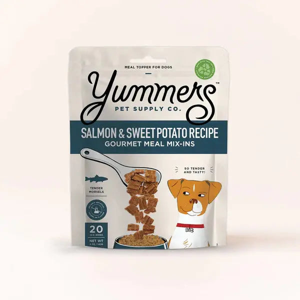 Yummers 5 oz. Gourmet Salmon & Sweet Potato Recipe Dog Food Topper