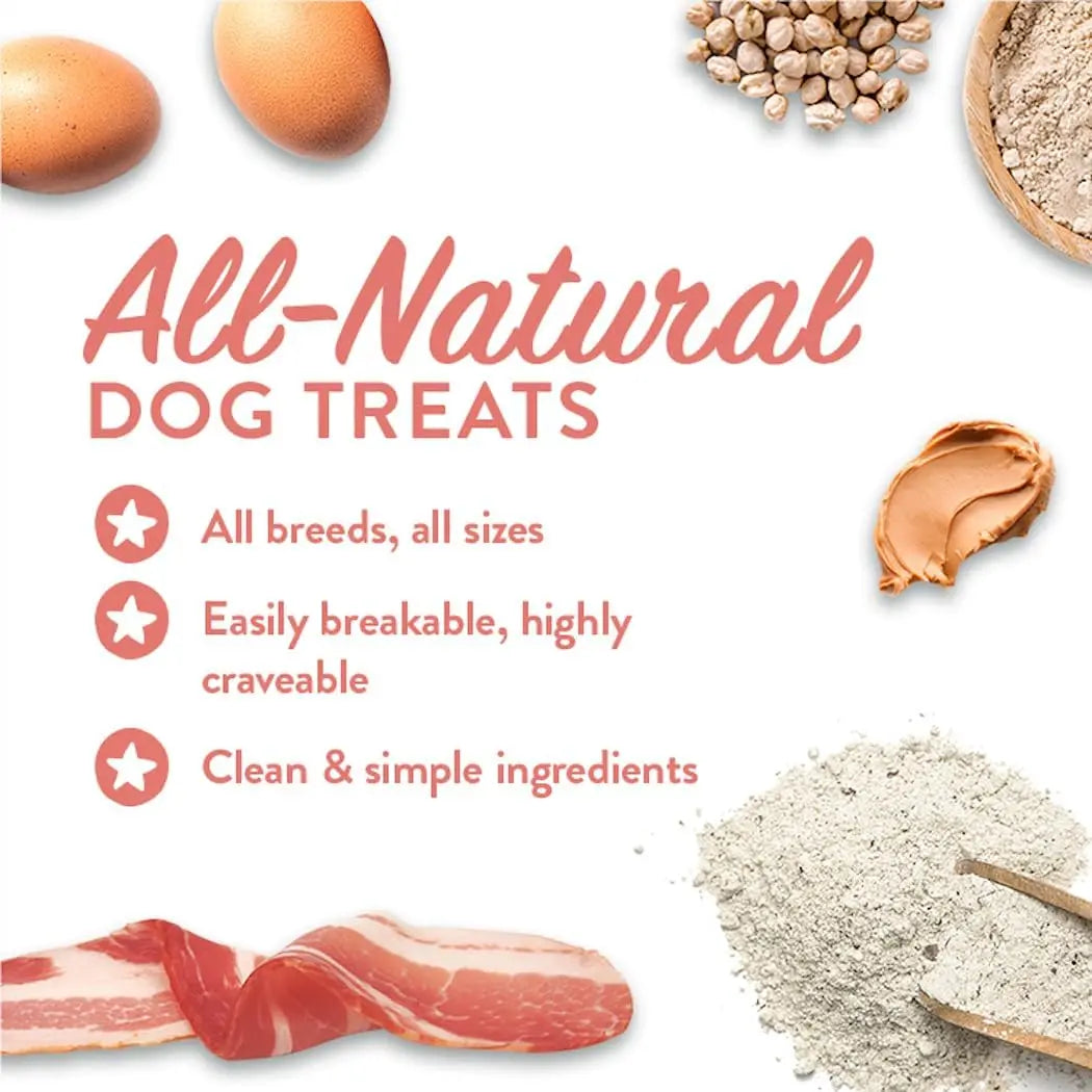 Portland Pet Food Company 5oz Grain-Free and Gluten-Free Bacon-Flavored Dog Treat Biscuits