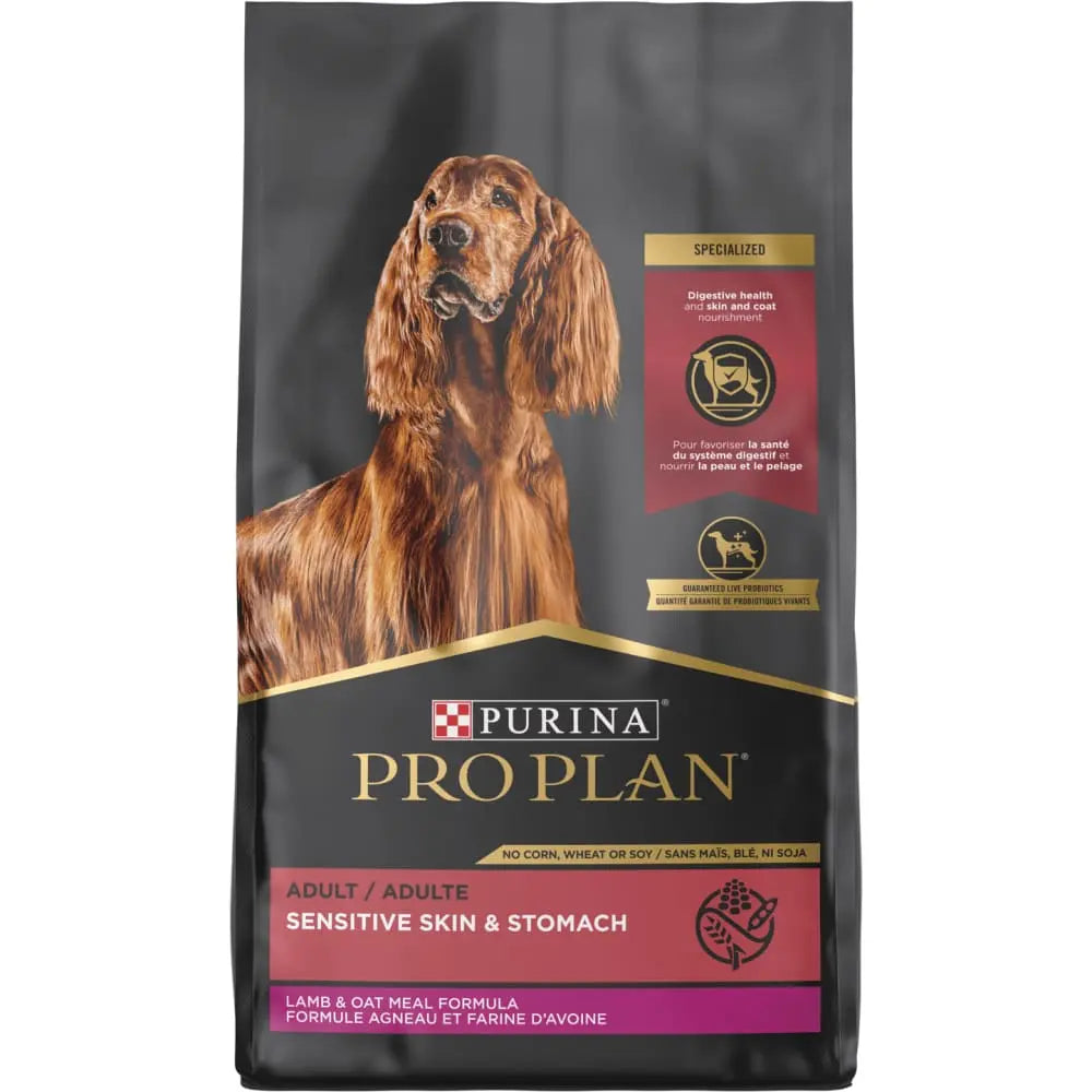 Pro Plan Adult Dog Food: Lamb & Oatmeal for Sensitive Skin and Stomach