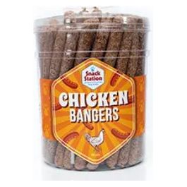 This & That Snack Station 60ct Dehydrated Bangers Dog Treats - Nutritious & Flavorful