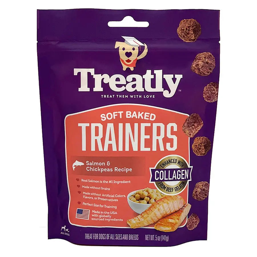 Treatly 5 oz Soft-Baked Dog Training Treats, Enriched with Collagen