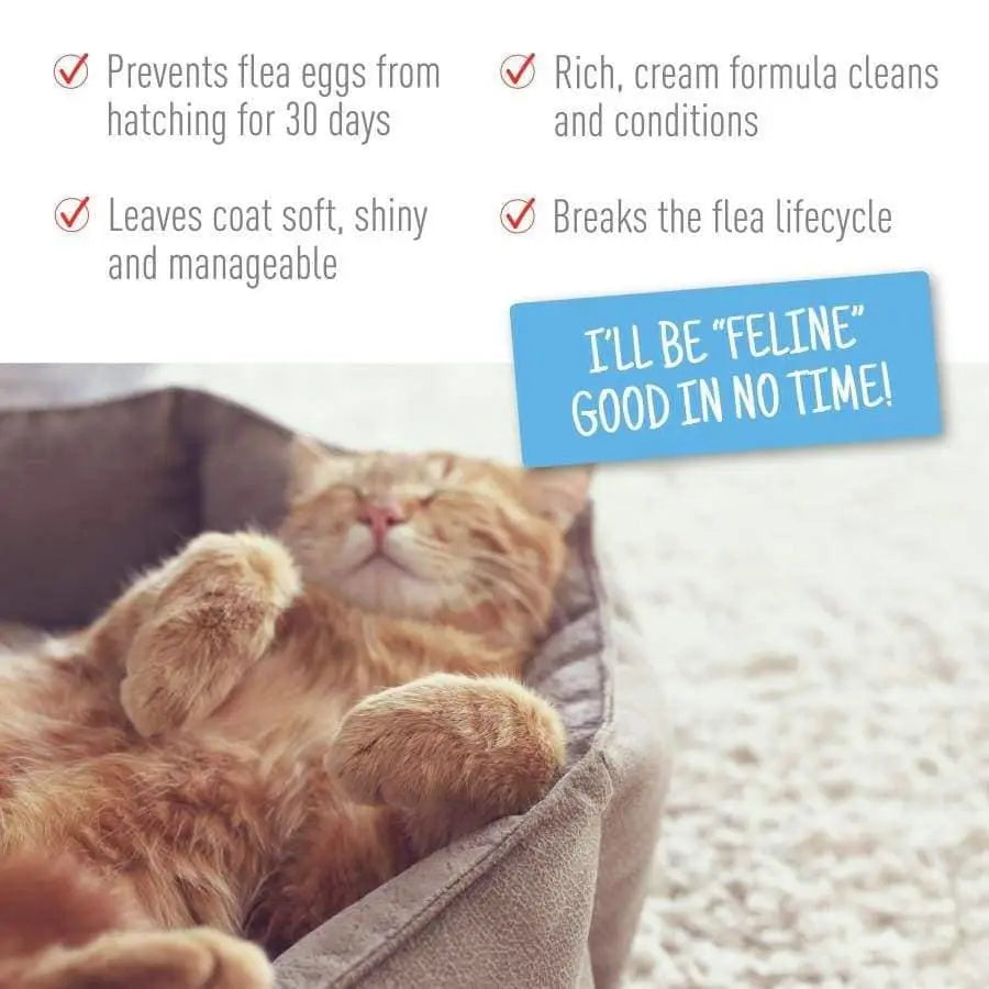 Adams 12 oz Flea and Tick Cleansing Shampoo for Cats and Dogs - Effective Pest Control