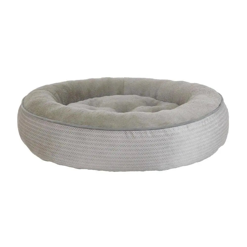 Arlee Duncan Dunkin Gravel Grey Dog Bed, 36x27x7 Inches, Ideal for Dogs Up to 60 Pounds