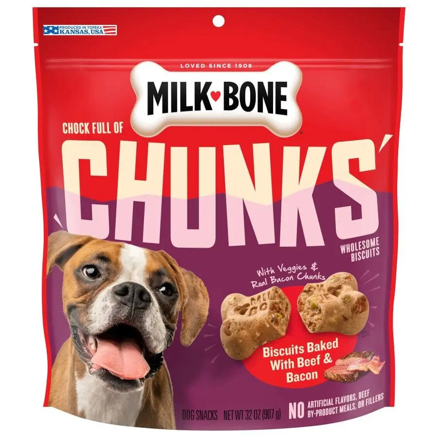 Milk-Bone Premium Dog Treats Chock - Full of Meaty Chunks
