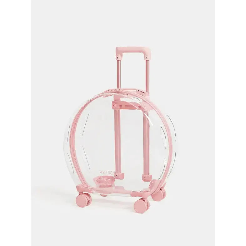 Vetreska Durable Polycarbonate Bubble Pet Carrier for Cats and Small Dogs