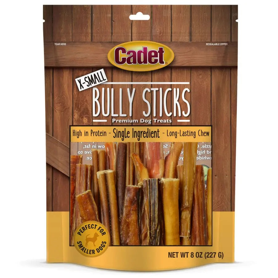 Cadet Premium All - Natural Dog Treats: Bully Sticks for Canine Chewing Pleasure