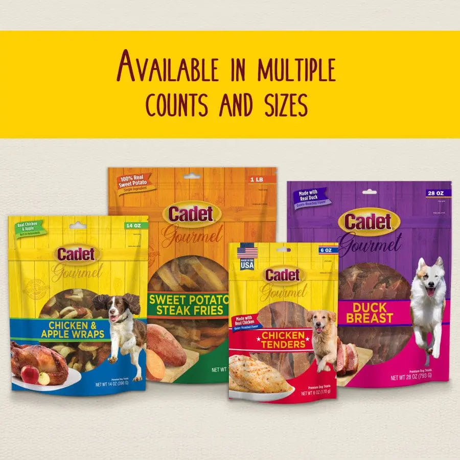 Cadet Gourmet High - Protein Duck & Sweet Potato Wrapped Dog Treats