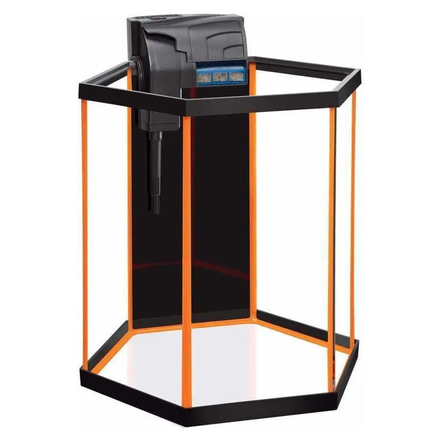 Aqueon 8-gal Orange NeoGlow Aquarium LED Kit with Colorful Silicone