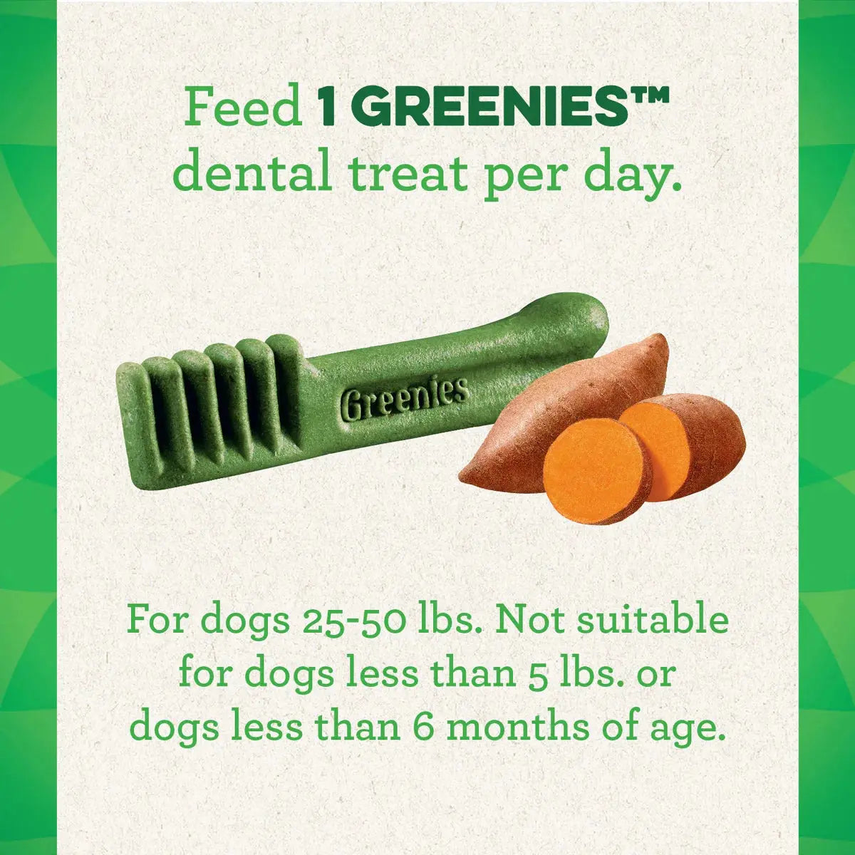 GREENIES Petite Natural Dog Dental Treats with Sweet Potato Flavor