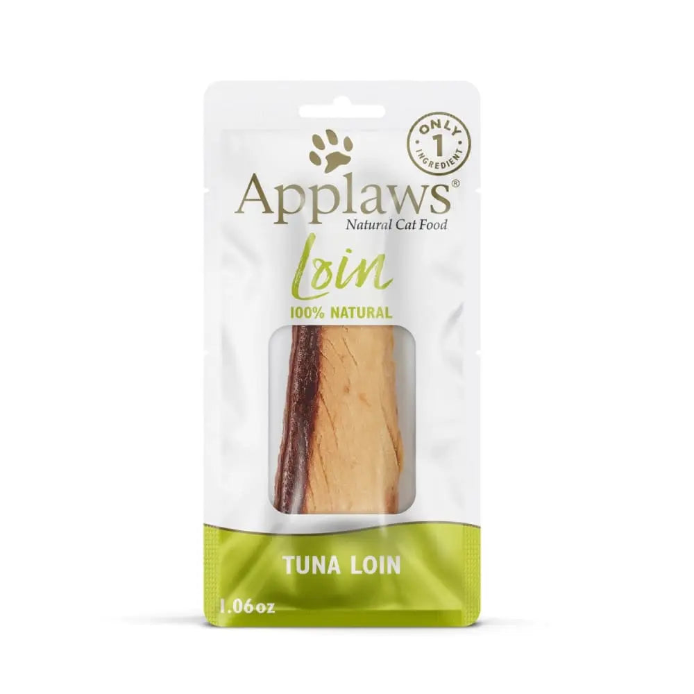 Applaws Premium Natural Cat Treats - 1.06oz Whole Tuna Loin, Pack of 12