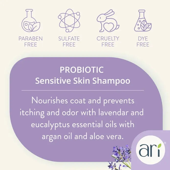 16 oz Health Extension Ari Probiotic Dog Shampoo for Sensitive Skin