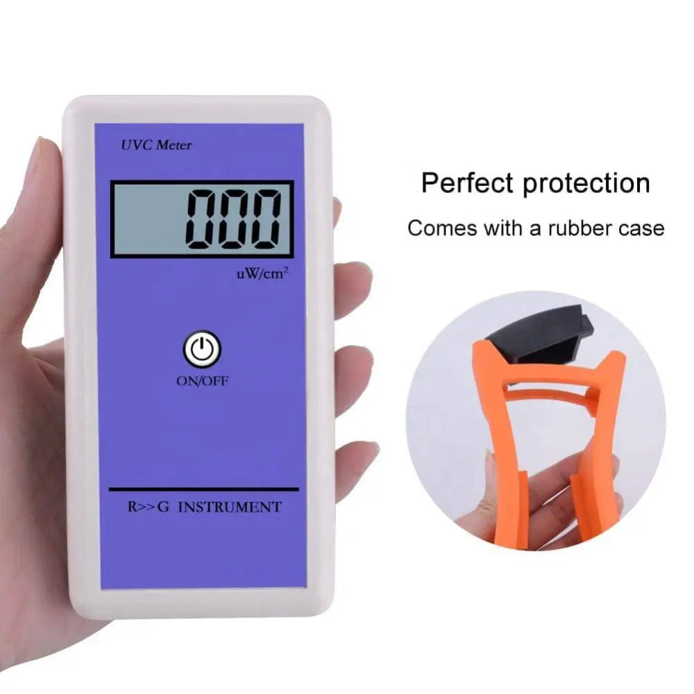 Professional Handheld UV Radiation Meter for UVC Luminosity Measurement in Terrariums