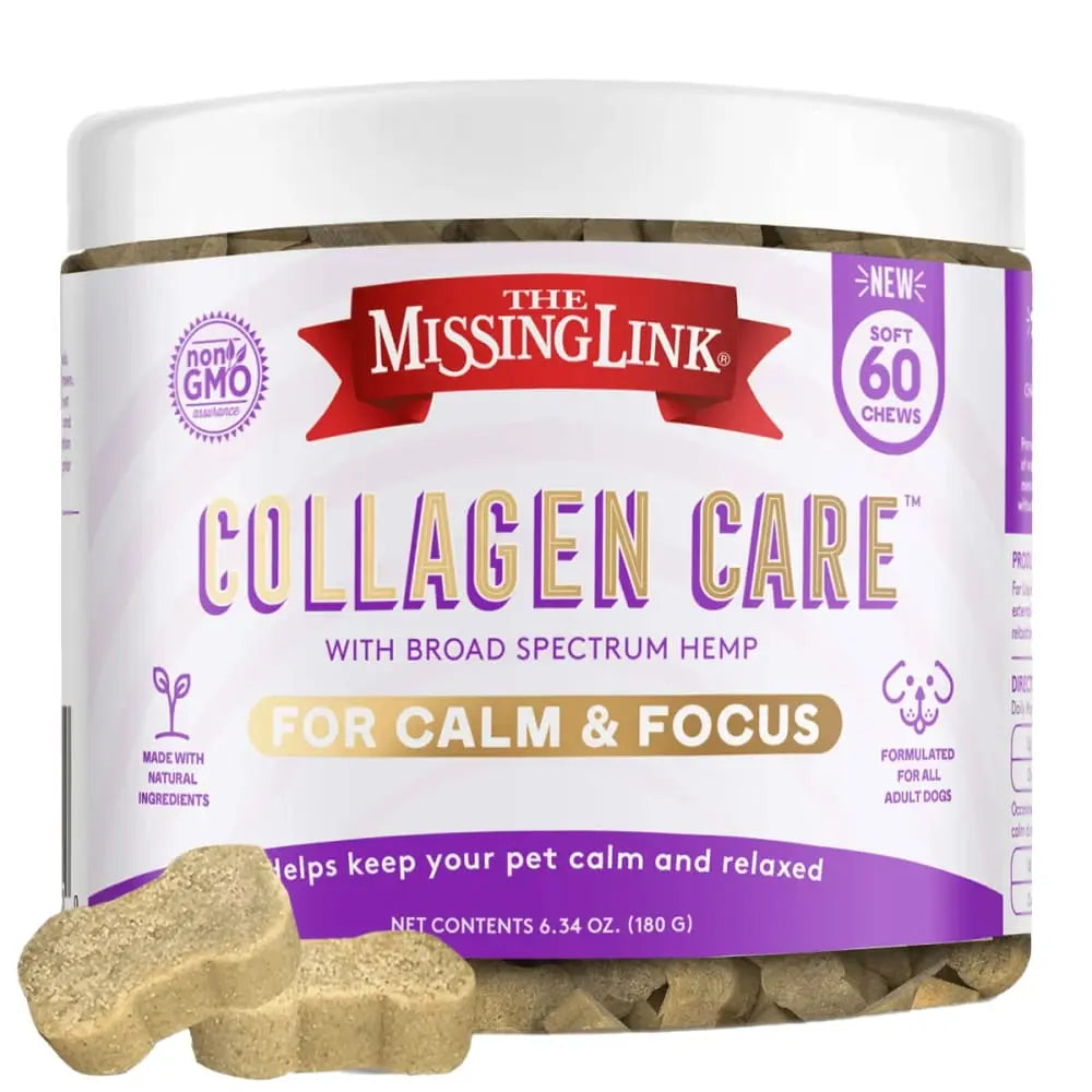 Missing Link Dog Collagen Care Soft Chews for Hip, Joint, Skin & Coat