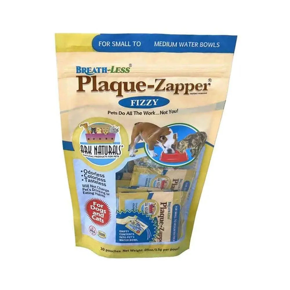 Ark Naturals® Breath-Less Plaque-Zapper Dental Care Solution for Small to Medium Cats and Dogs - 30 Packets