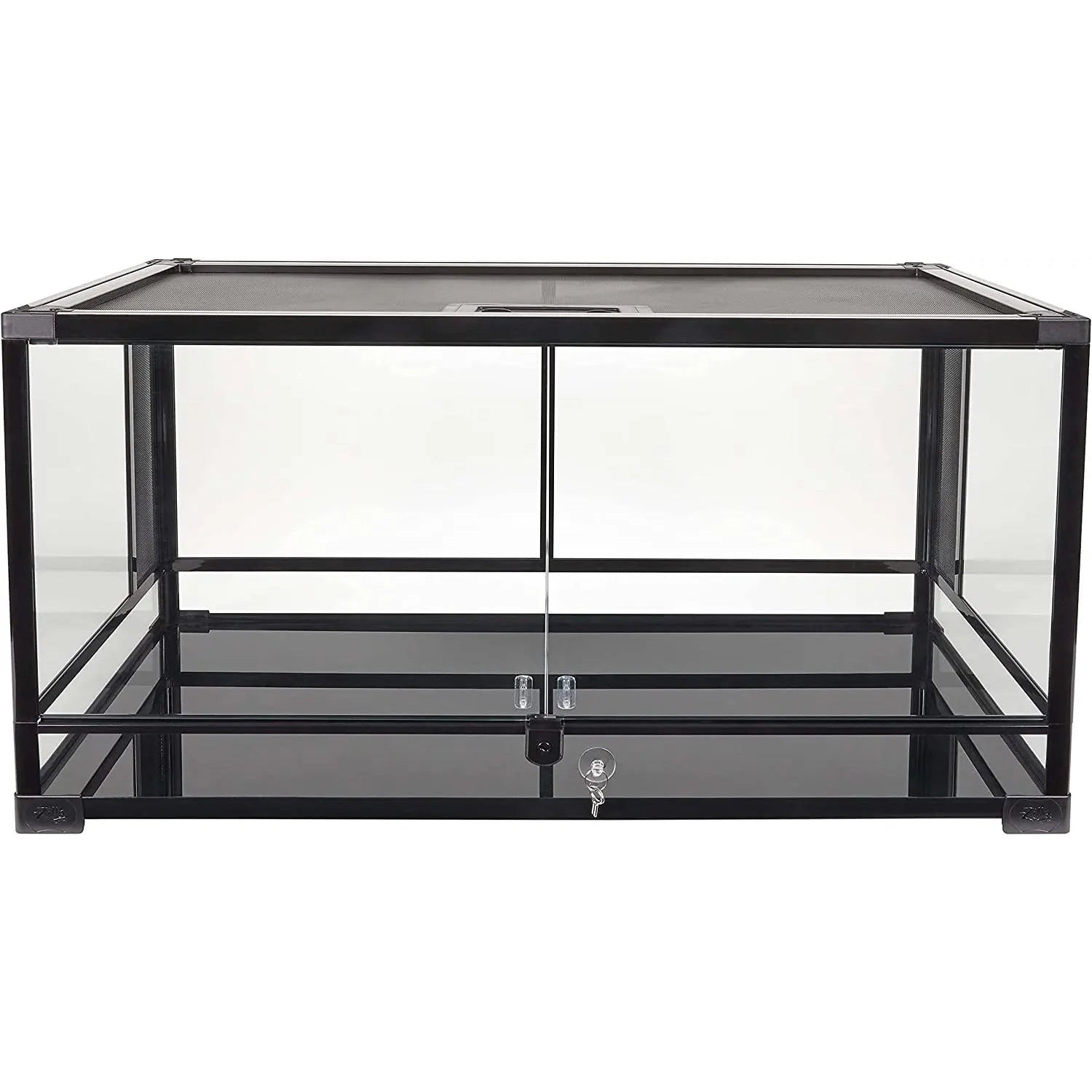 Zilla Quick - Assembly Terrarium with Swing - Open Door for Reptiles and Amphibians