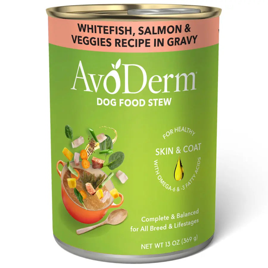 AvoDerm Natural Canned Dog Stew, 12 Packs of 13 oz