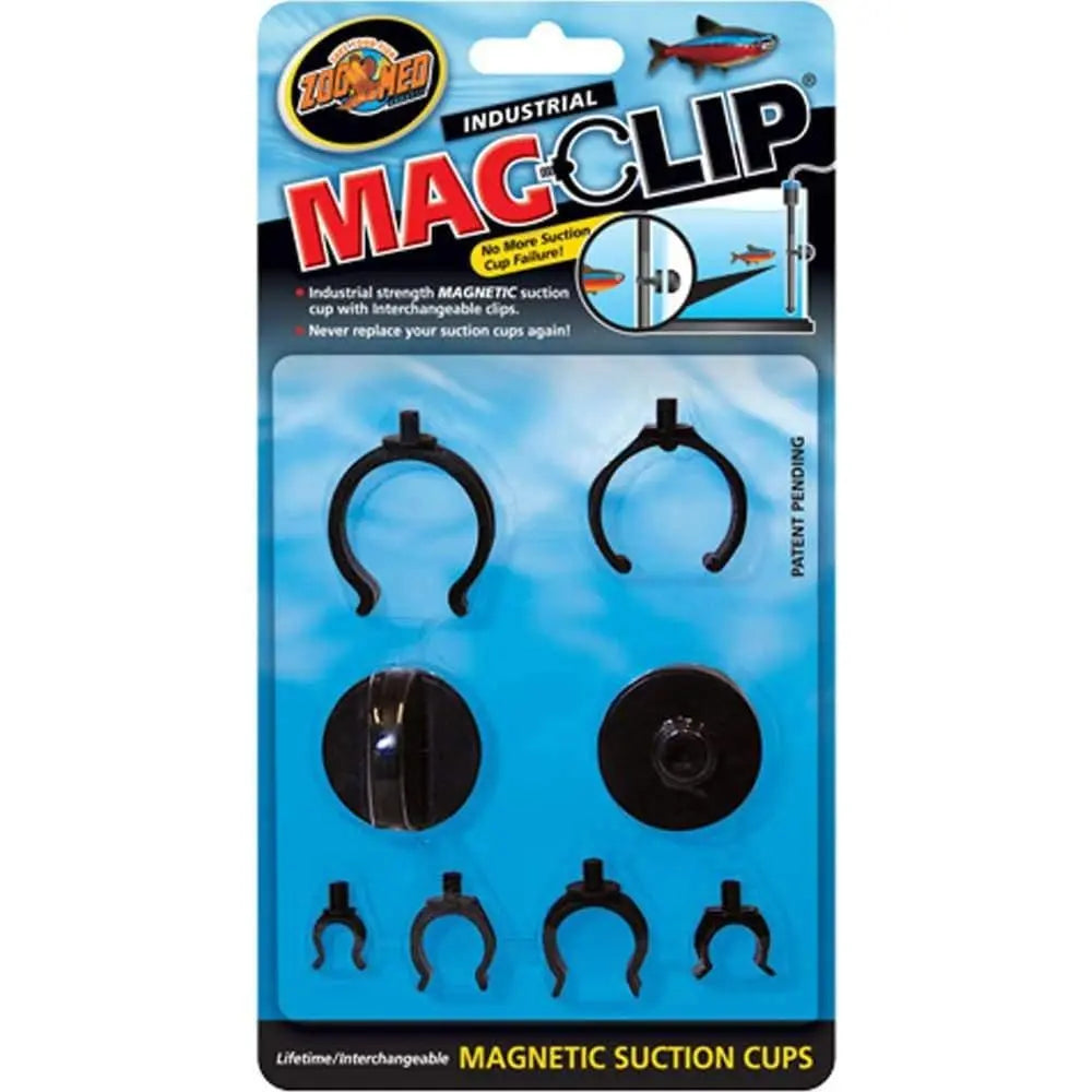 Zoo Med Industrial-Strength Aquatic MagClip with Interchangeable Suction Cups