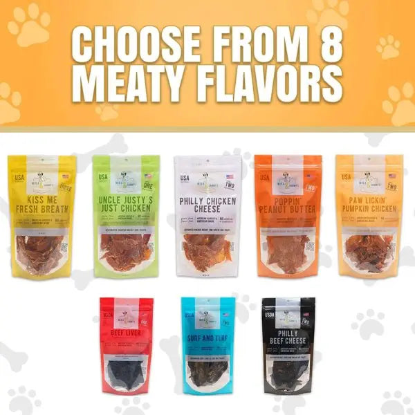 Mika & Sammy’s 5oz Grain - Free Dehydrated Pumpkin Chicken Dog Treats