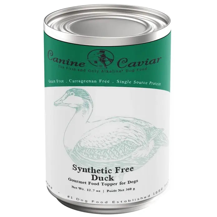 Canine Caviar Synthetic-Free Wet Dog Food with Duck - 12 Cans, Each 12.7 oz