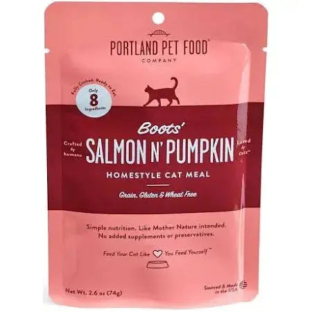 Portland Pet Food Co. Boots’ Organic Salmon & Pumpkin Wet Cat Food