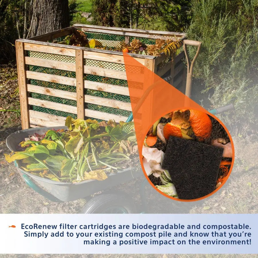Aqueon SmartClean™ Advanced Power Filter with Sustainable EcoRenew™ Cartridge